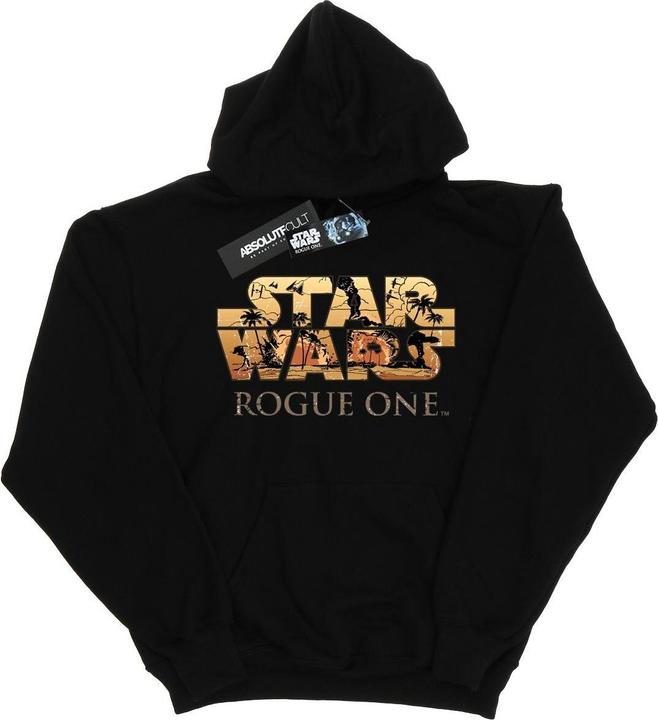 Immagine prodotto Star Wars Rogue One Logo Scene Felpa con Cappuccio Uomo (L)