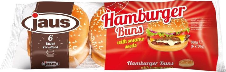Immagine prodotto Jaus Burger Buns mit Sesam geschnitten 6 Stück (300 g)