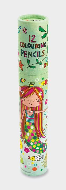 Image du produit Rachel Ellen Crayons de couleur sirène 12 pièces (Vert clair, 12 x)