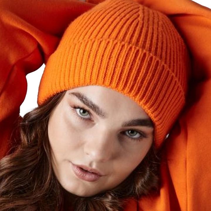 Actual product image Beechfield Engineer knitted rib beanie (One size)