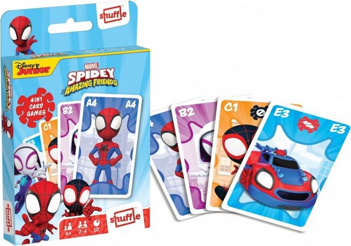 Produktbild ASS Altenburg Disney Marvel Spidey & Friends - Quartett 4 in 1 (DE-Ausgabe) (Englisch)