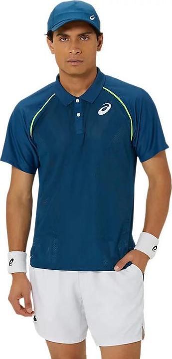 ASICS Performance Asics Match Actibreeze Polo-Shirt Mako Blue Man (XL)