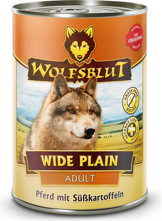Immagine prodotto Wolfsblut Cavallo adulto con patate dolci (395g) (Adulto, 1 pz., 395 g)