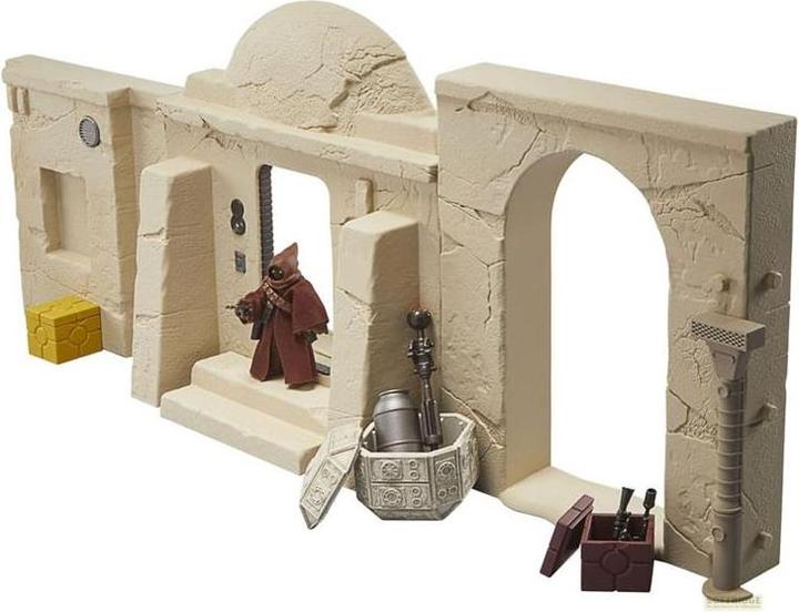 Produktbild Hasbro Star Wars Episode IV Vintage Collection Playset Streets of Mos Eisley mit Jawa Action Figure