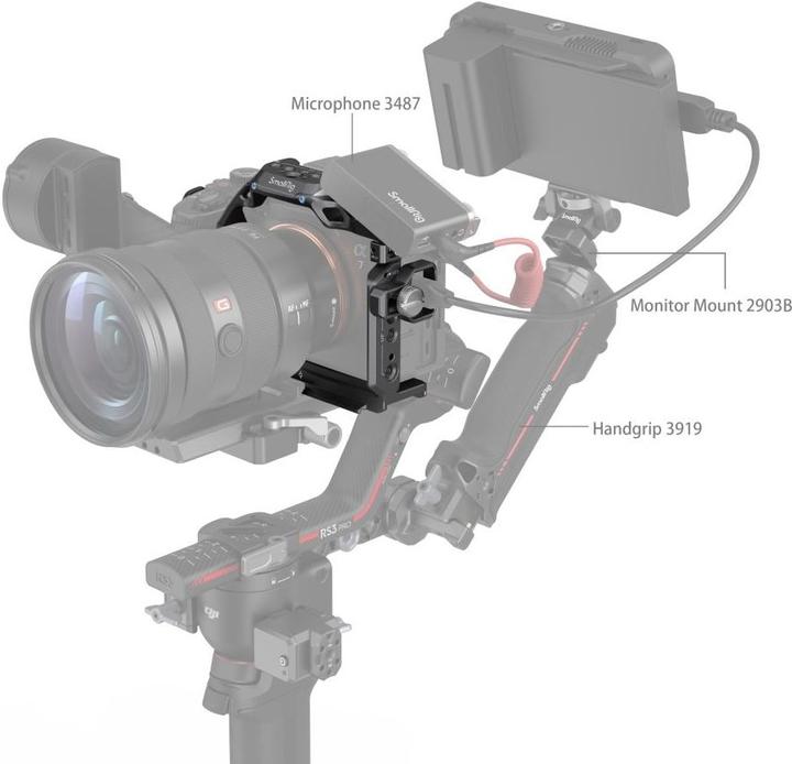 Image du produit SmallRig Kit de cage Rhinoceros pour Sony Alpha 7R V / Alpha 7 IV / Alpha 7S III (Cage)