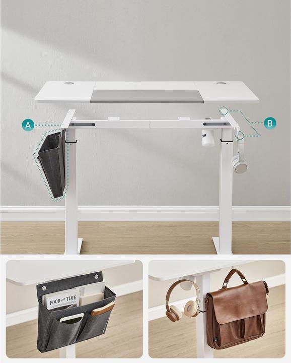 Immagine prodotto Songmics Tavolo da bar (120 x 60 x 120 cm)
