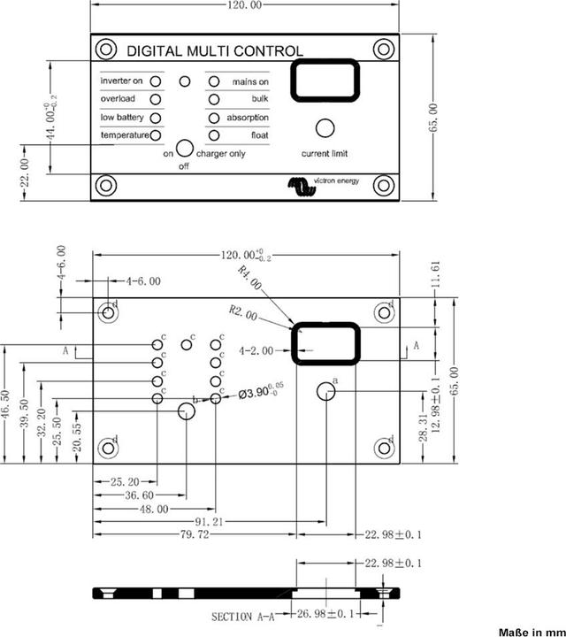 Produktbild Victron Energy Digital Multi Control Victron A