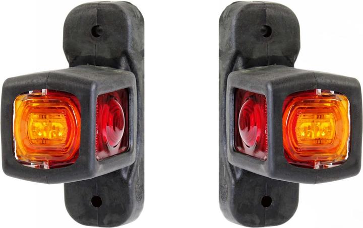 Image du produit Wiltec Feu de Gabarit 2x4 LED Feu de position Remorque Feu d’encombrement Latéral Camion Véhicule
