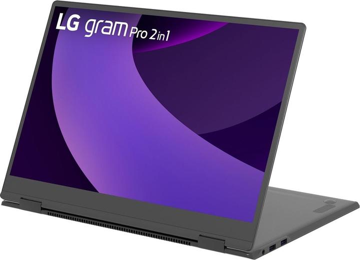 Actual product image LG 16" 16TB90TP-K Notebook ultra 7 16GB LPDDR5x 1TB SSD W11P (16", 16.38 GB, 1000 GB, DE)