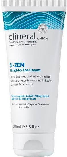 Ahava Intensive whole body cream Clineral X-ZEM ( Head -to-Toe Cream) 200ml (Body cream, 200 ml)
