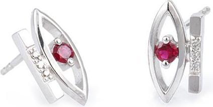 Breuning OHRSCHMUCK - E.RUBIN DUNKEL AA 14 (Exklusiv)/Brill (750/18 K Gold)