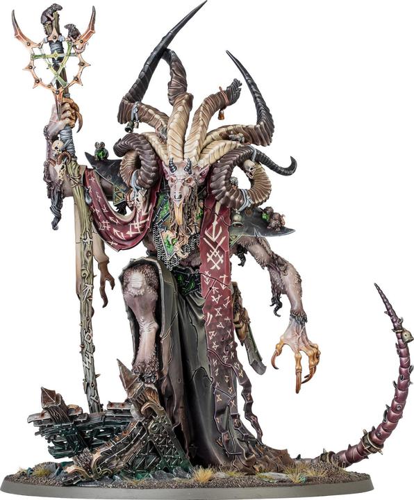 Produktbild Games Workshop Warhammer AoS - Skaven Vizzik Skour Prophete du Rat Cornu (Kunststoff)