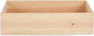 Actual product image Giftdecor closed wooden box 60 x 40 cm (60 x 40 x 14 cm)