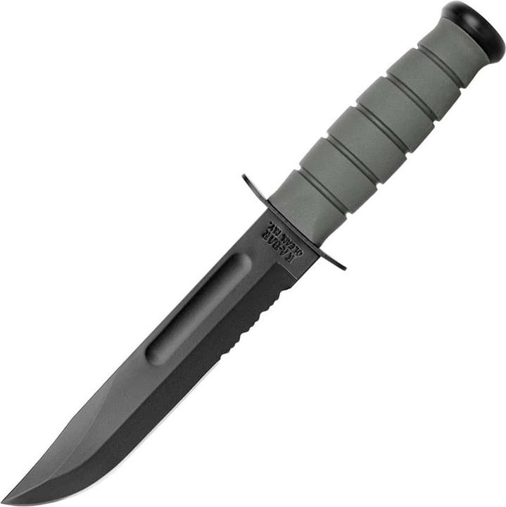 Produktbild Ka-bar 5012 Foliage Green Utility Knife, Serrated GFN Sheath (17.80 cm)