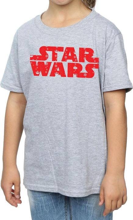 Produktbild Star Wars Christmas Logo TShirt Mädchen (116)
