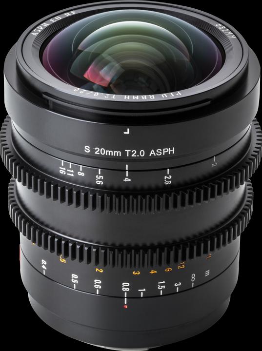 Viltrox L-20mm T2.0 S Full Frame. Manual focus cine lens for Panasonic L mount, 20mm/T2.0 (L-Mount, full size)