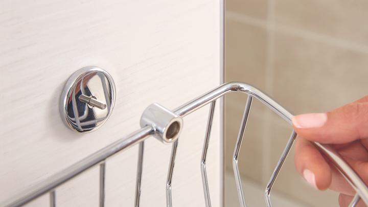 Image du produit tesa DRAAD Panier de douche avec solution adhésive sans perçage