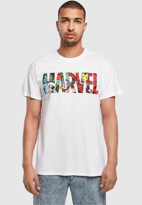 Actual product image Merchcode Marvel Logo Character Tee - 9628 (XS)