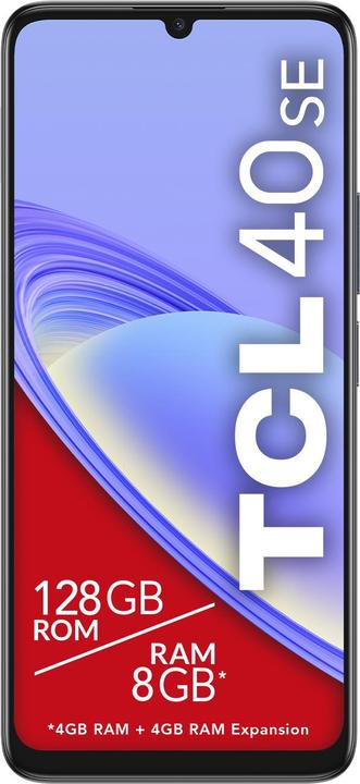 Image du produit TCL 40 SE 128GB NOIR (128 Go, Gris foncé, 6.75", Double SIM, 50 Mpx, 4G)