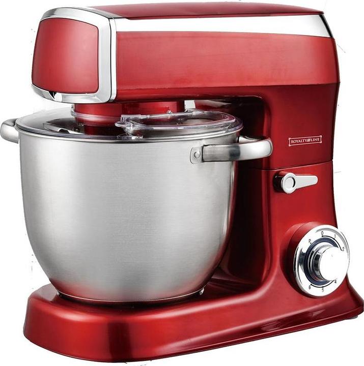 Royalty Line Keukenmachine - Keukenrobot - 2100W - Keukenmixer met 6 Snelheidsstanden + LED, incl. Garde / K (2100 W)