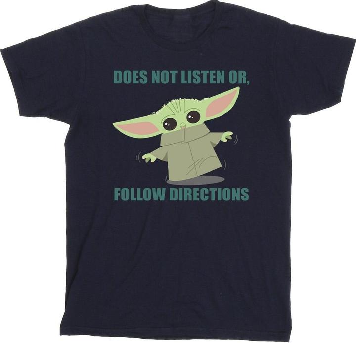 Produktbild Star Wars The Mandalorian Grogu Does Not Listen TShirt (4XL)
