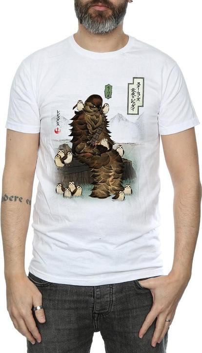 Produktbild Star Wars The Last Jedi Japanese Chewbacca Porgs TShirt (L)