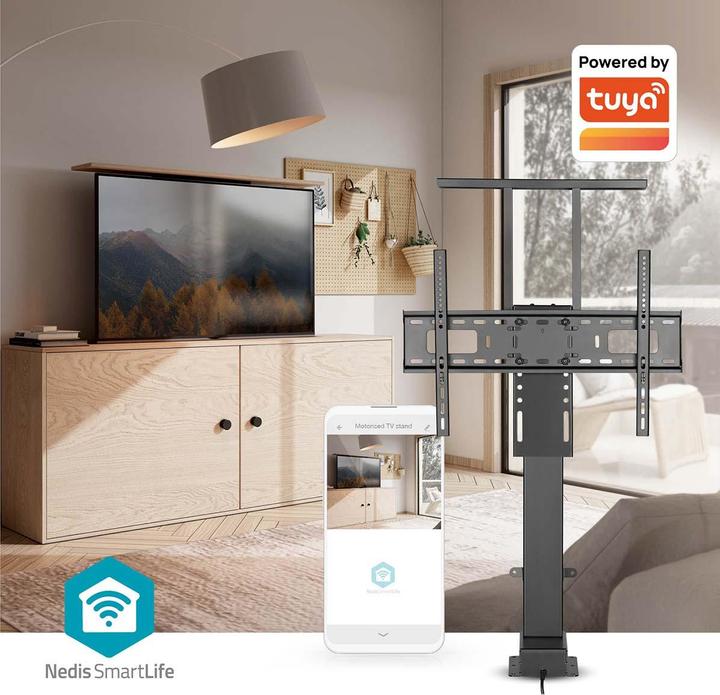 Produktbild Nedis Motorisierte TV-Ständer - 37-80" - maximal unterstützes Bildschirmgewicht: 60 kg - Built-in Sc (80", 60 kg)