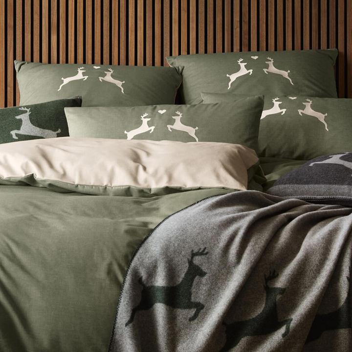 Produktbild Elegante Alpenchic Hirsche (Duvetbezug, 155x200 cm + 80x80 cm)