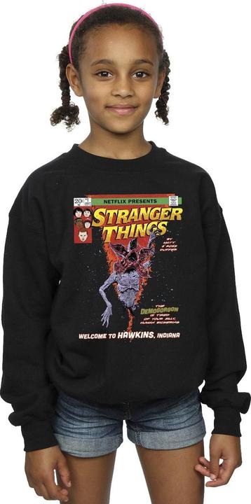 Produktbild Netflix Stranger Things Comic Cover Sweatshirt Mädchen (140, 146)