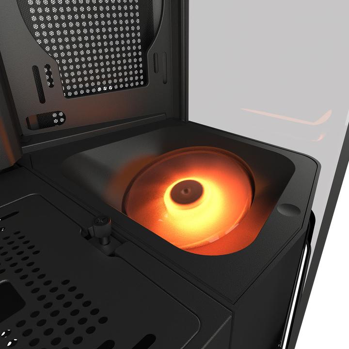Actual product image Cougar Boitier Moyen Tour E-ATX FV270 RGB avec panneaux vitrés (Noir) (SSI CEB, Mini-ITX, ATX, mATX)