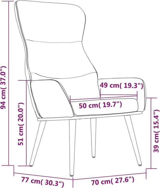 Image du produit VidaXL Chaise de relaxation