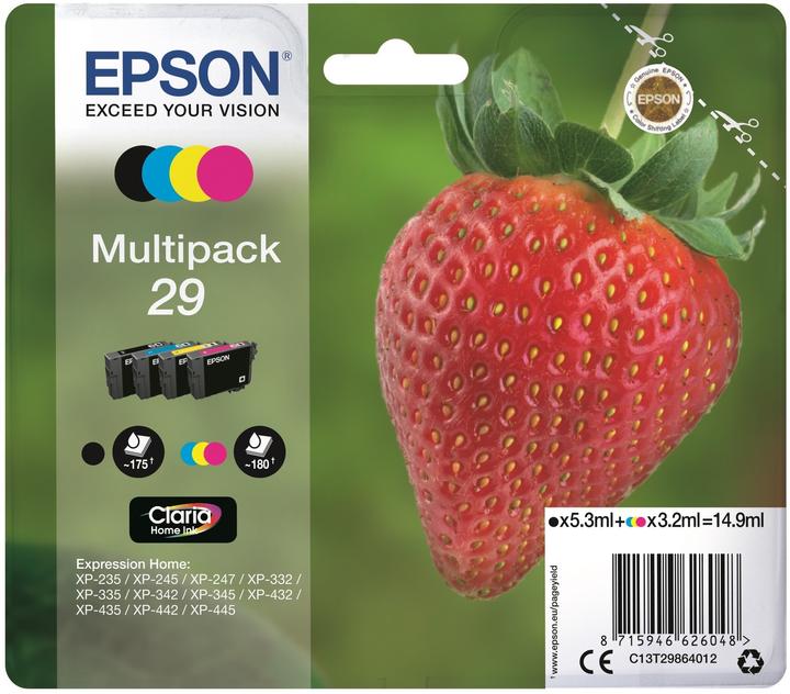 Epson 29 Accueil Claria (M, CF, C, Y)
