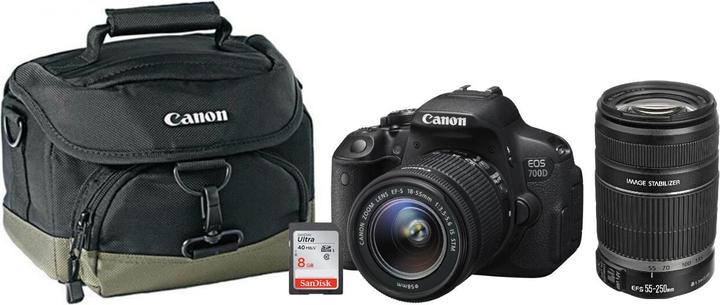 Produktbild Canon EOS 700D Double Zoom Bag Kit