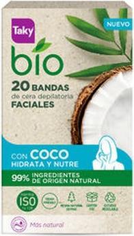 Taky Bio Coco Facial Wax Strips 20 Units (20 x)