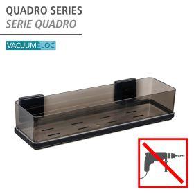 Image du produit Wenko Vacuum-Loc® Maxiablage Mod. Quadro Schwarz Befestigen ohne Bohren