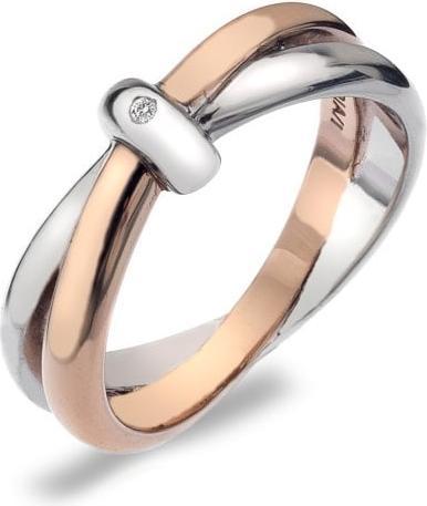 Hot Diamonds Eternity Ring Interlocking DR112 - Circuit: 58 mm (58, 925 Silber)