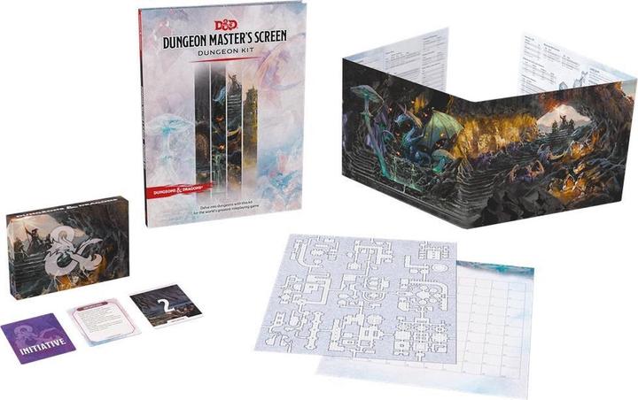 Actual product image D&d Dungeon Masters Screen: Dungeon Kit (Dungeons & Dragons DM Accessories) (English)