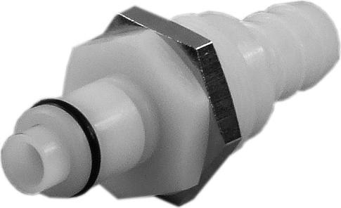 CPC Quick connect plug with bulkhead fitting