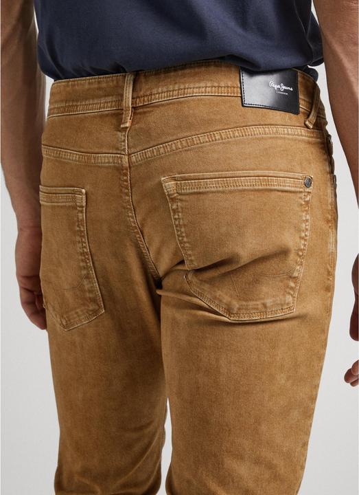 Actual product image Pepe Jeans Stanley Colour Denim Tapered Fit Camel