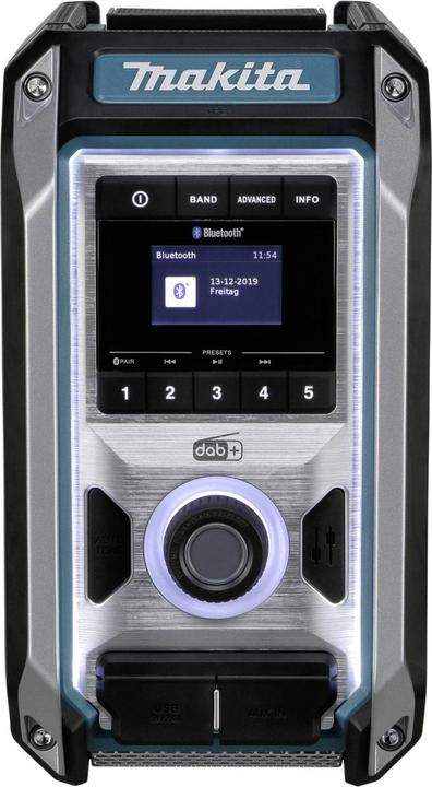 Produktbild Makita DMR115 mit DAB, DAB+ und Bluetooth (DAB+, Bluetooth)