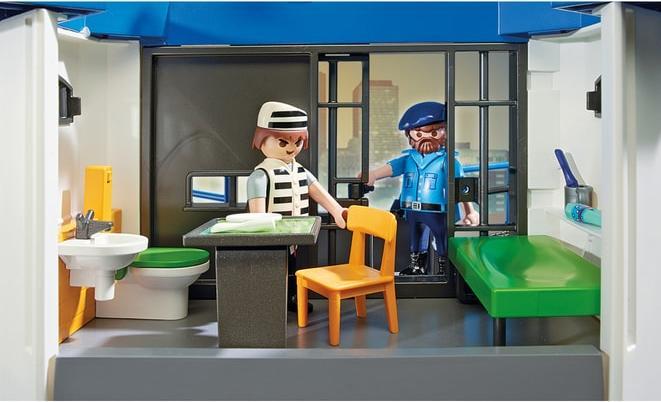 Productafbeelding Playmobil Intl. politiecommandocentrum met gevangenis (6872, Playmobil Stad Actie)