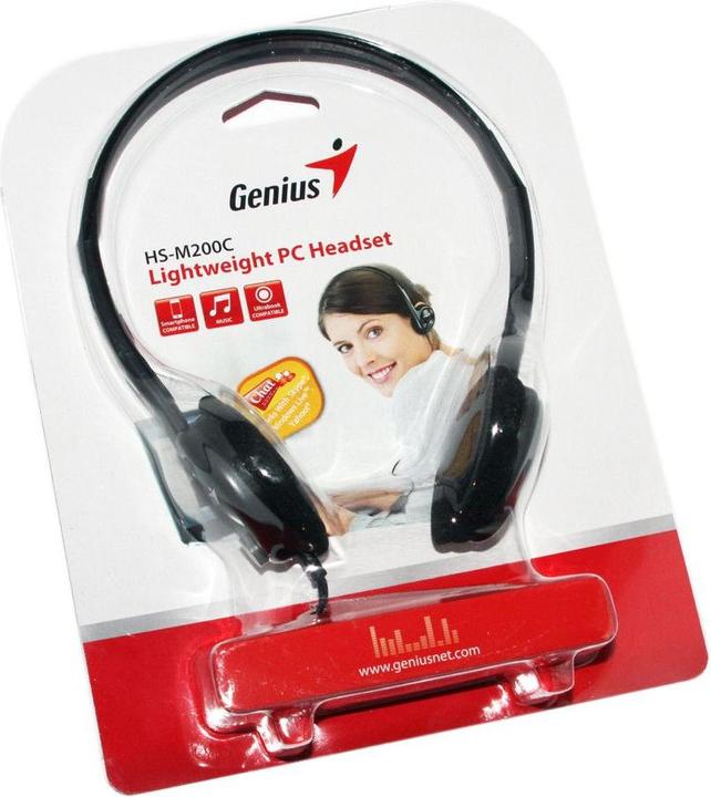 Actual product image Genius HS-M200C Headset Black