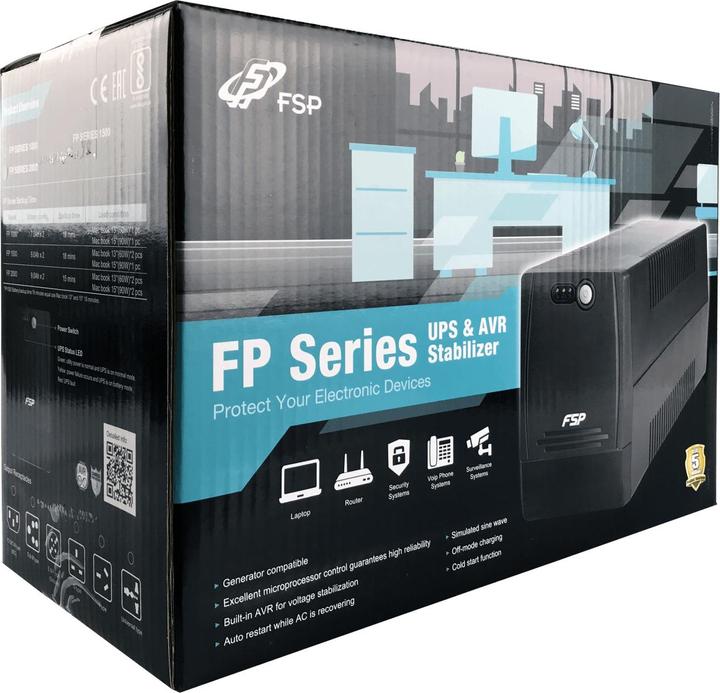 Produktbild Fortron FP 1500 (1500 VA, 900 W, Line-Interaktiv USV)