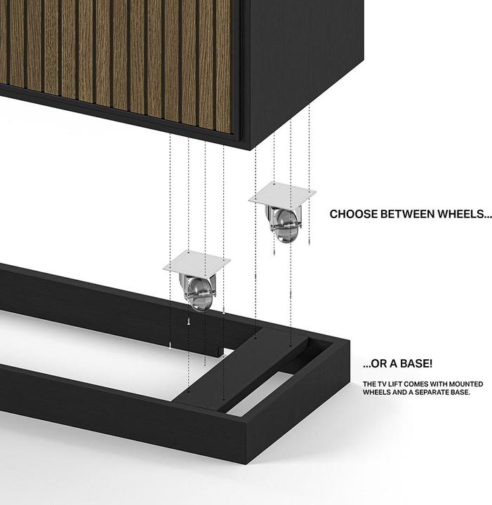 Image du produit Multibrackets Meuble TV Lift Slim, système de levage inclus (55", 50 kg)