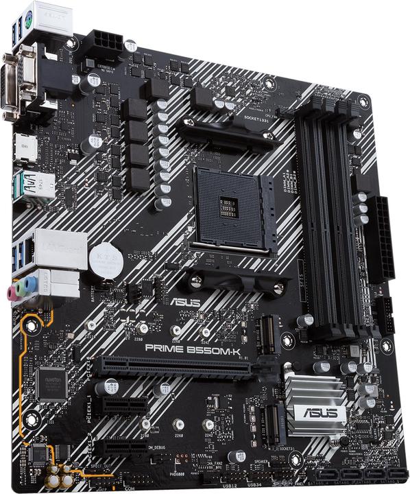 Image du produit ASUS PRIME B550M-K (AM4, AMD B550, mATX)