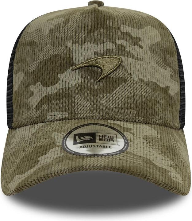 Actual product image New Era A-Frame Trucker Cap - Mclaren Racing Cord Camo Oliv