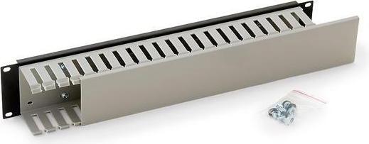 Triton RAC-VP-X04-A1 - Einseitiger 19-Zoll-Kunststoffkabelkanal, 2 HE