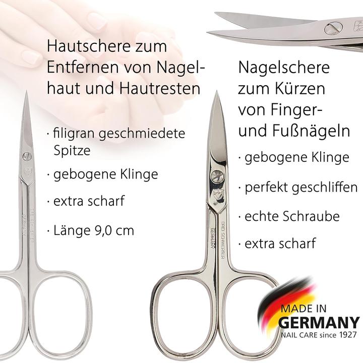 Produktbild Kellermann Maniküreset SCHWARZ / ECHT LEDER