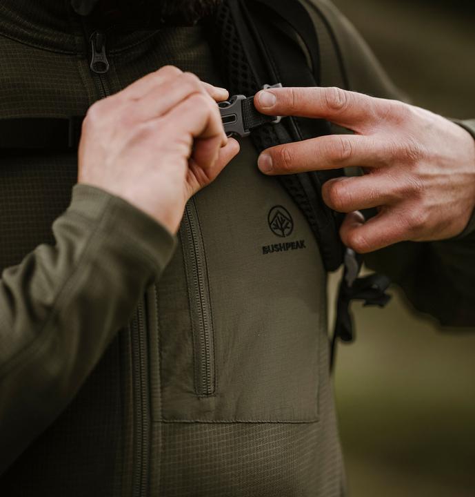 Produktbild Bushpeak Fleecejacke Midlayer - Iron Shell (XL)