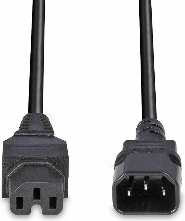 Produktbild Lindy 30314 Netzkabelverlängerung (2 m, C14)